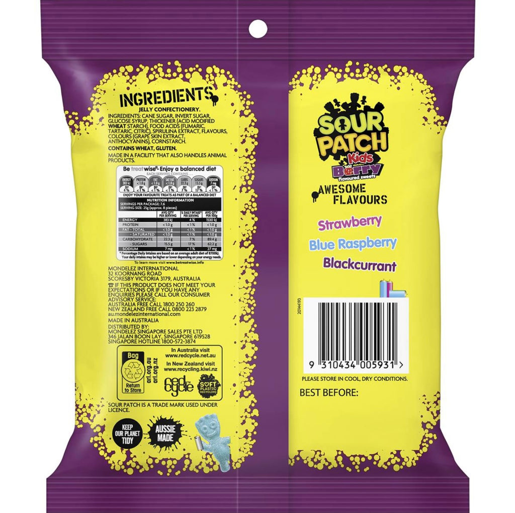 Sour Patch Kids Berry - AUSTRALIA